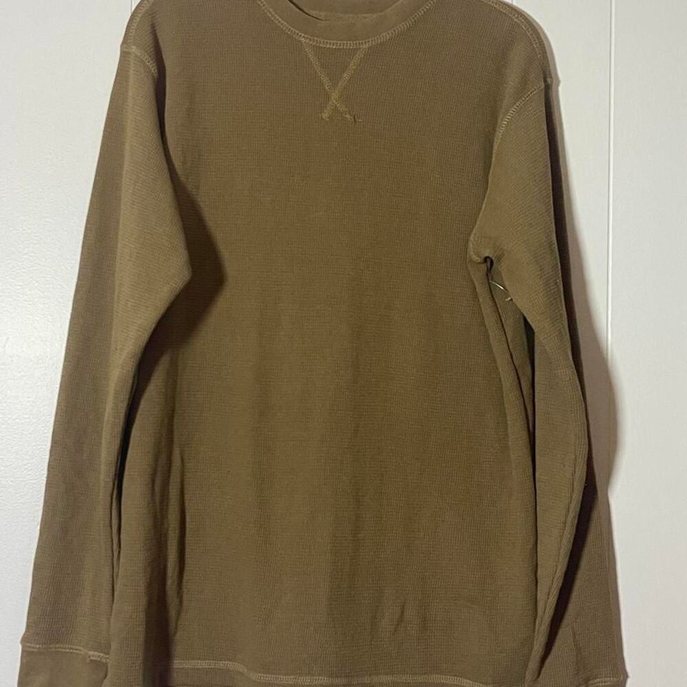 C.E. Schmidt Men's Khaki and Brown Shirt